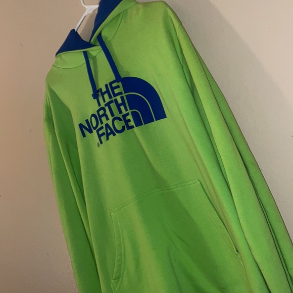 Lime Green North Face Sweatshirt! Great condition! - Picture 6 of 7